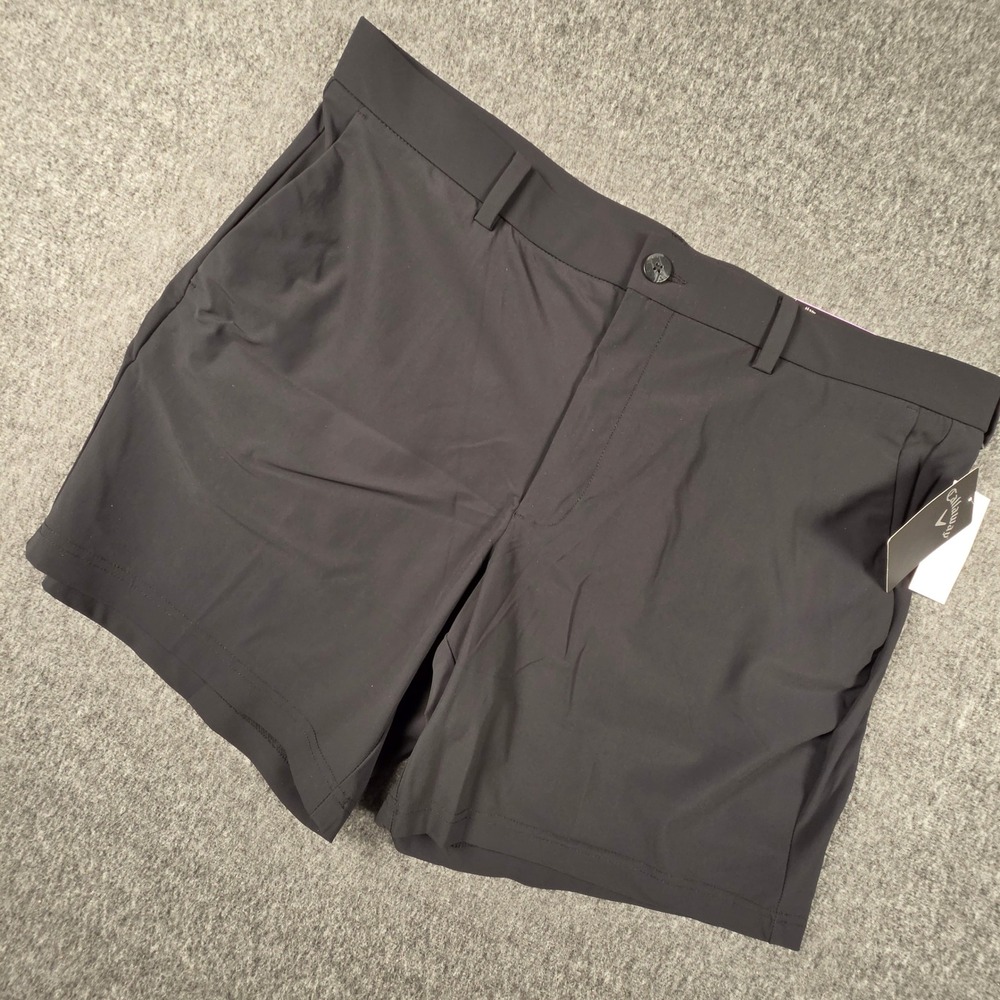 Callaway Golf Short Mens 38 Black 7 Inch Inseam Stretch Performance Active NEW